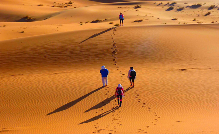 trek dans les dunes 7 jours